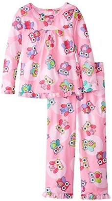 Komar Kids Big Girls'  Owl Print Pajama Set
