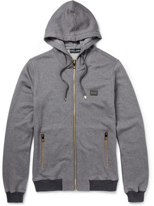 Dolce & Gabbana Cotton and Cashmere-Blend Hoodie