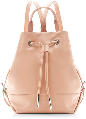 Opening Ceremony Izzy Drawstring Leather Tote