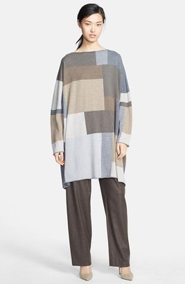 eskandar Geometric Intarsia Knit Cashmere Sweater