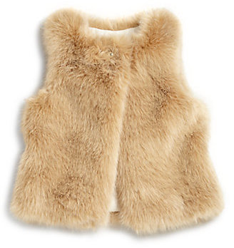 Chloé Girl's Faux Fur Vest
