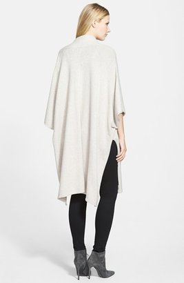 Eileen Fisher Kimono Sleeve Knit Cape (Plus Size)