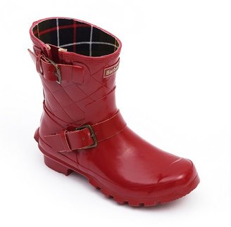 Barbour Low Biker Welly - Red