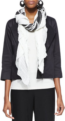 Eileen Fisher Printed Big Square Scarf