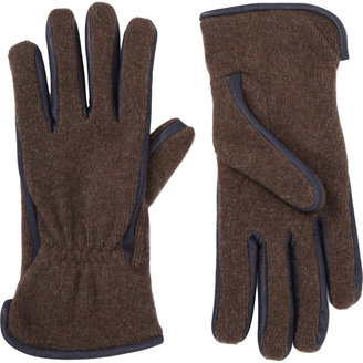 Barneys New York Fine-gauge Knit Gloves