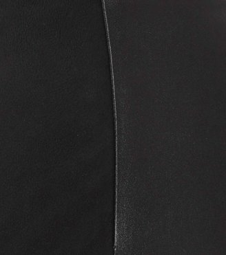 The Row Spetto leather and suede leggings