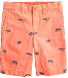 J.Crew Boys' Stanton short with embroidered dinos
