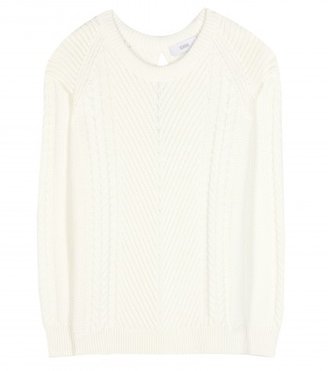 Closed Knitted Cotton Sweater