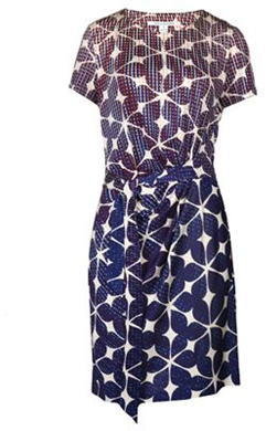 Diane von Furstenberg Zoe Batik Print Dress