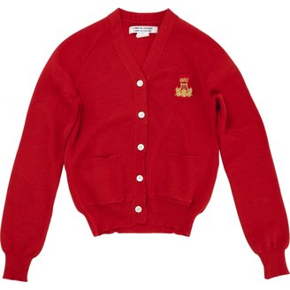 Comme des Garcons Red Wool Knitwear