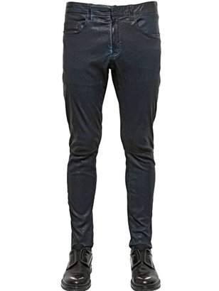 Neil Barrett 17cm Stretch Super Skinny Leather Jeans