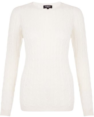 Harrods Cashmere Cable Knit Sweater