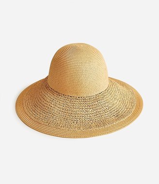J.Crew Textured summer straw hat