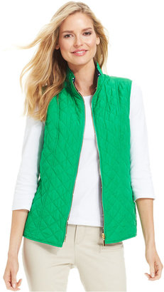 Charter Club Petite Quilted Reversible Vest