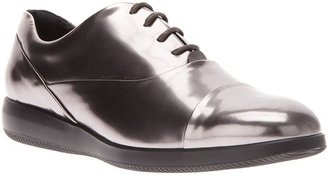 Hogan metallic lace-up shoe
