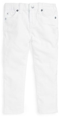 7 For All Mankind 'The Skinny' Stretch Jeans (Toddler Girls)