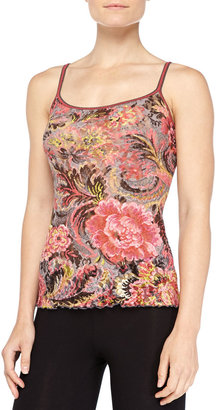 Hanky Panky Tapestry Floral-Print Lace Cami