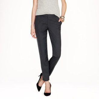 J.Crew Tall Paley pant in pinstripe Super 120s wool