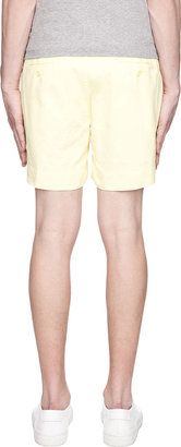 Orlebar Brown Banana Yellow Twill Scotty Shorts