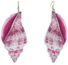 Tatty Devine Shell Grotto Earrings Pink