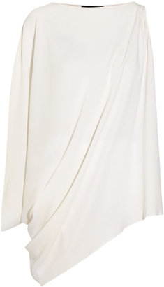 Maria Grachvogel Odyssey draped silk-crepe top