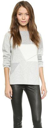 Vince Abstract Jacquard Sweater