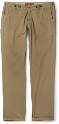 Barena Slim-Fit Stretch-Cotton Twill Trousers