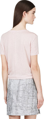 J Brand Pink Slub Horizon Kiki T-Shirt