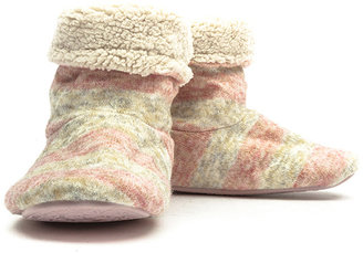 Bedroom Athletics Pixie Slipper Boot Womens - Pink Button