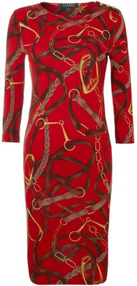 Lauren Ralph Lauren Loxlynn Tunic Dress Bridle Print
