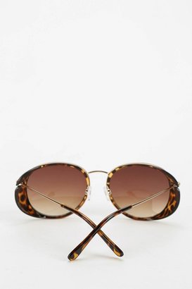 Urban Outfitters Shielded Round Sunglasses