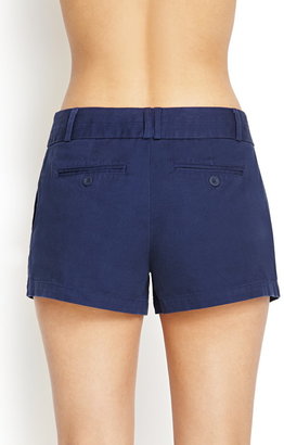Forever 21 Classic Twill Chino Shorts