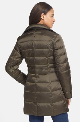 Cole Haan Asymmetrical Double Breasted Down Coat