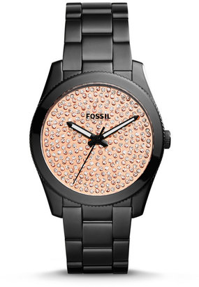 Fossil Perfect Boyfriend Three-Hand Stainless Steel Watch - Black