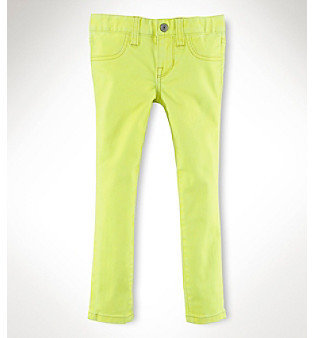 Ralph Lauren Childrenswear Girls' 2T-6X Skinny Jeans
