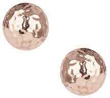 Dorothy Perkins Rose Gold Texture Stud Earring