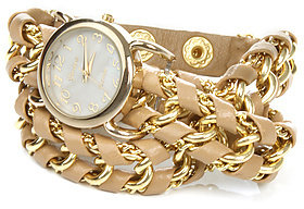 *MKL Accessories The Great Time Watch in Beige