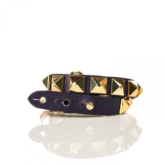 Linea Pelle Grayson Double Wrap Studded Bracelet
