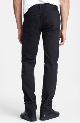 A.P.C. 'New Standard' Slim Straight Leg Jeans (Black)