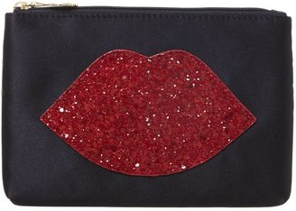 Lulu Guinness Top zips red coin purse
