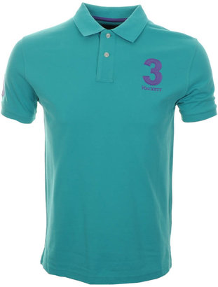 Hackett London New Classic Polo T Shirt Aqua