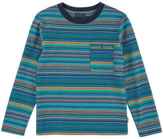 Paul Smith JUNIOR long-sleeved striped t-shirt