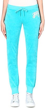 Juicy Couture Skinny velour jogging bottoms