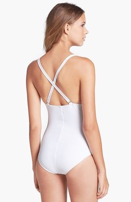 La Blanca Ruched One-Piece Swimsuit