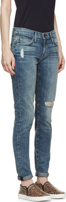 Current/Elliott Blue The Ankle Skinny Jeans