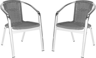 Safavieh 2-pc. Wrangell Stackable Chair Set - Indoor & Outdoor