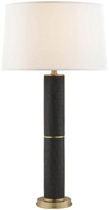 Ralph Lauren Home Upper Fifth Black Faux Croc Table Lamp