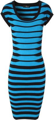 Jane Norman Striped knitted dress