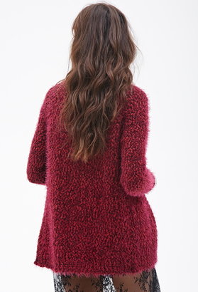 Forever 21 Fuzzy Chunky Knit Cardigan