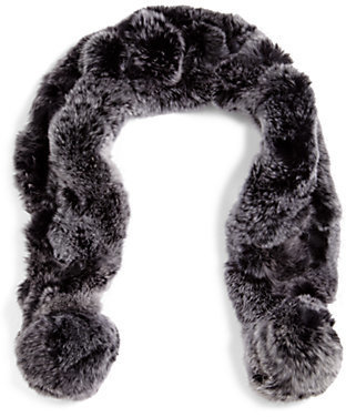 Saks Fifth Avenue Rabbit Fur Chain Scarf